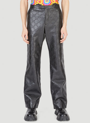 Gucci Aria GG Embossed Pants Black guc0147040