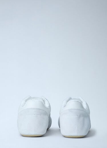 MM6 Maison Margiela Suede and Leather Low-Top Sneakers White mmm0163025