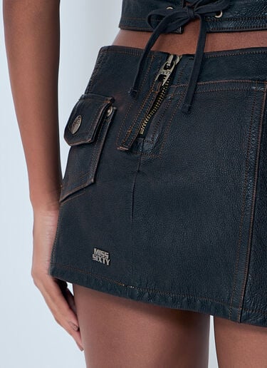 Miss Sixty x KNWLS Patch Pocket Mini Skirt Black msk0263008