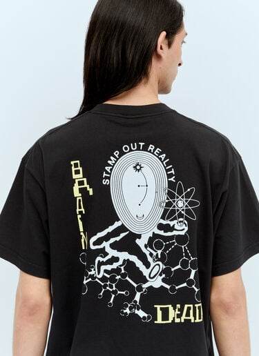 Brain Dead ヒドゥンテック Tシャツ  ブラック bra0156013