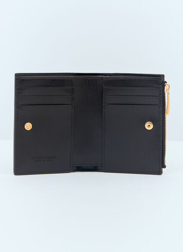 Small Cassette Bi-Fold Zip Wallet Bottega Veneta Small Cassette Bi-Fold Zip Wallet Black bov0257027