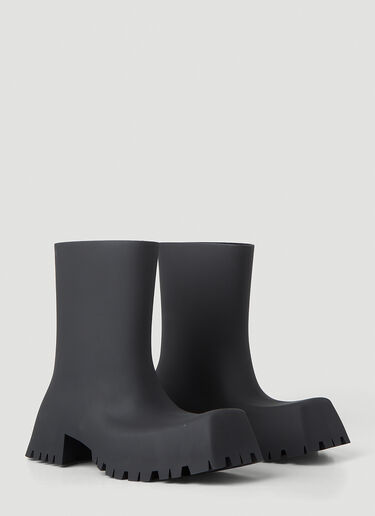 Balenciaga Trooper Rubber Ankle Boots Black bal0247158