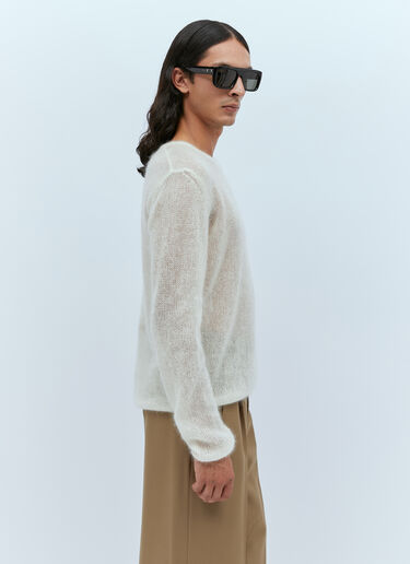 Gucci Mohair Silk Sweater White guc0154005