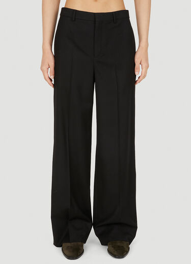 Saint Laurent Straight Leg Pants Black sla0149089