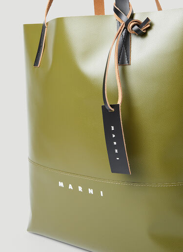 Marni トライベッカトートバッグ  グリーン mni0155027