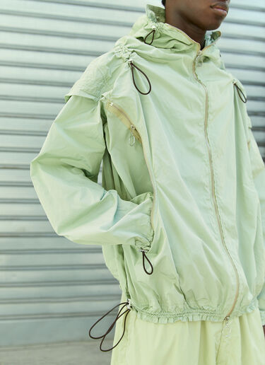 Technical Zip Up Jacket Charlie Constantinou Technical Zip Up Jacket Green cco0154008