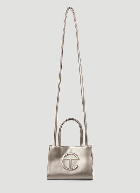 Eastpak x Telfar Metallic Small Shopping Shoulder Bag 블루 est0351001