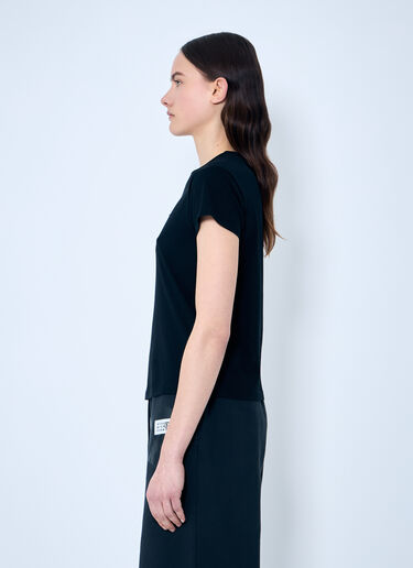 MM6 Maison Margiela Logo Patch T-Shirt Black mmm0259005