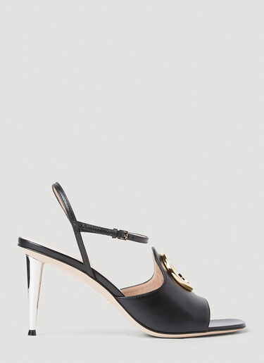 Gucci Blondie High Heel Sandals Black guc0251158