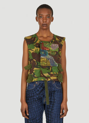 DRx FARMAxY FOR LN-CC Embroidered Military Vest Black drx0347011