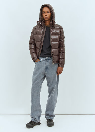 Moncler Maya Short Down Jacket Brown mon0158017