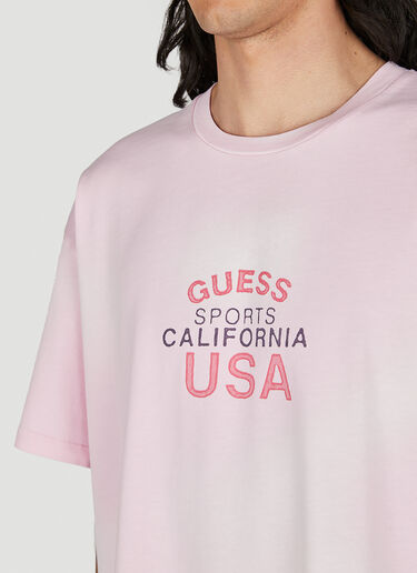Guess USA フェードグラフィックTシャツ ピンク gue0152006