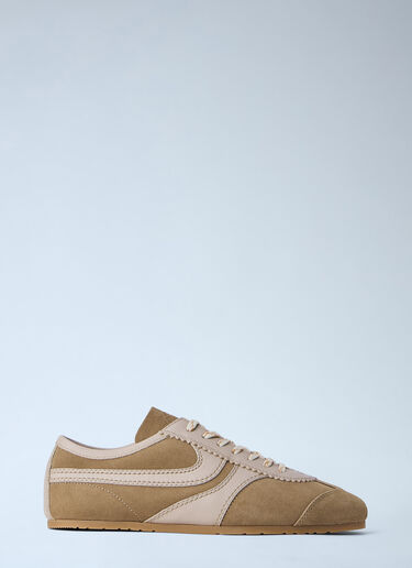 Dries Van Noten スエードトリムスニーカー ベージュ dvn0263027