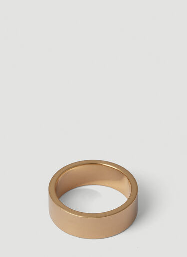 Maison Margiela Logo Engraved Ring Copper mla0151069