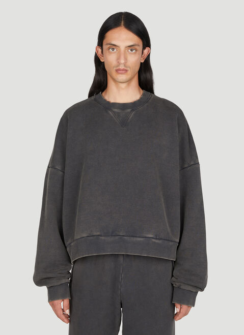 Entire Studios Boxy Crewneck Sweatershirt Grey ent0353008