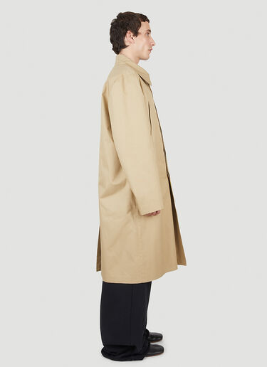 MM6 Maison Margiela Knee Length Trench Coat Beige mmm0151001