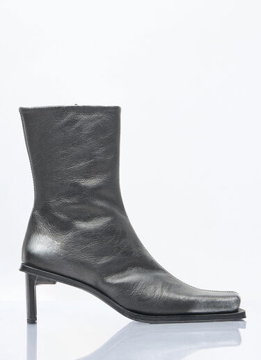 Miista Brenda Brush Off Metal Ankle Boots Grey mii0257001