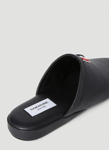 Thom Browne Three-Stripe Tab Slip Ons Black thb0151017