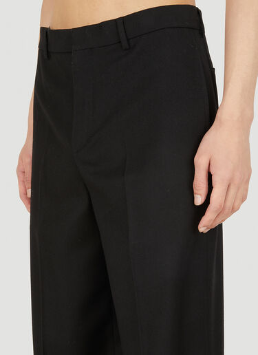 Saint Laurent Straight Leg Pants Black sla0149089