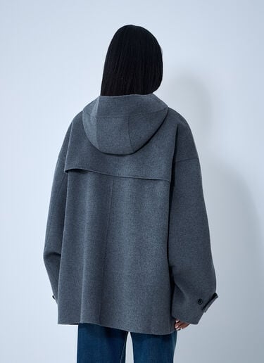 Oversized Pea Coat JW Anderson Oversized Pea Coat Charcoal jwa0261001