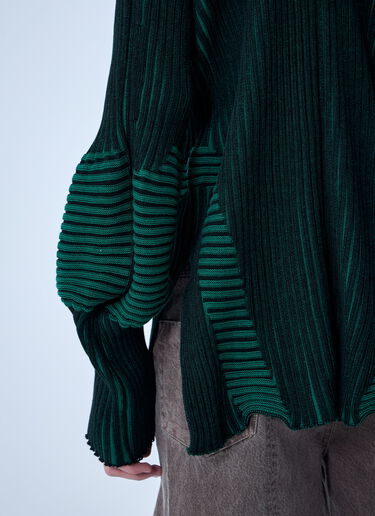 LUEDER Healer Knit Zip Jacket Green ldr0364002