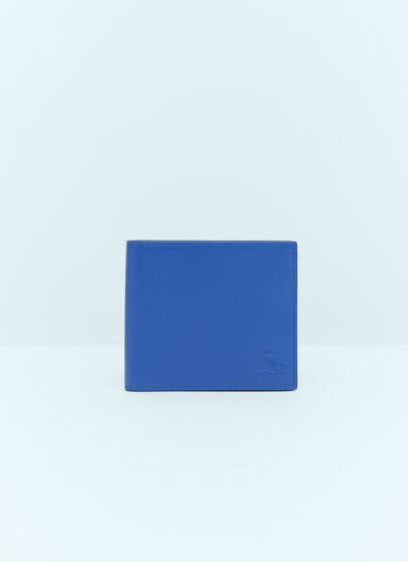 Burberry EKD 二つ折りレザーウォレット ブルー bur0155012