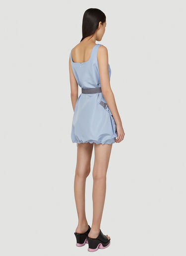 Stella McCartney Sleeveless Belted Mini Dress Light Blue stm0247012