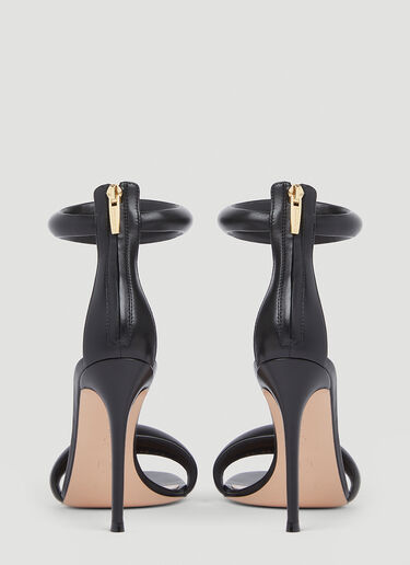 Gianvito Rossi ビジュー ハイヒールサンダル ブラック gia0253015