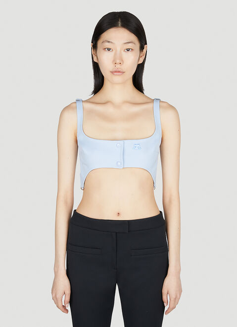adidas by Stella McCartney Twill Suspenders Bra Top Black asm0251025