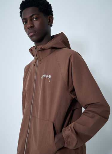 Stüssy Nylon Beach Shell Jacket Brown sts0162002