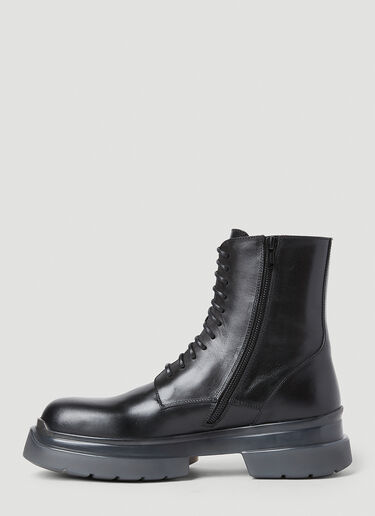 Ann Demeulemeester Koos Combat Boots Black ann0152015