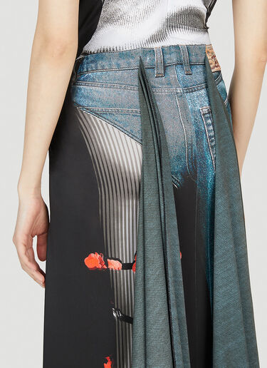 Y/Project x Jean Paul Gaultier Trompe L'Oeil Pant Dress Black jpg0252013