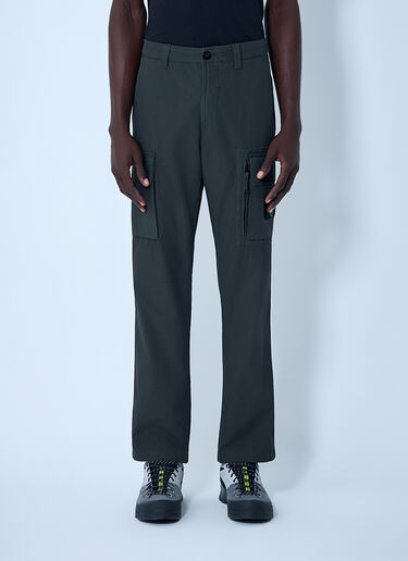 Stone Island Logo Patch Pants Dark Grey sto0162035
