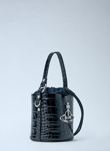 Daisy Drawstring Bucket Bag Vivienne Westwood Daisy Drawstring Bucket Bag Black vww0363006