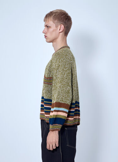 Story Mfg. Mountain Fern Bulb Knit Jumper Green mfg0166008