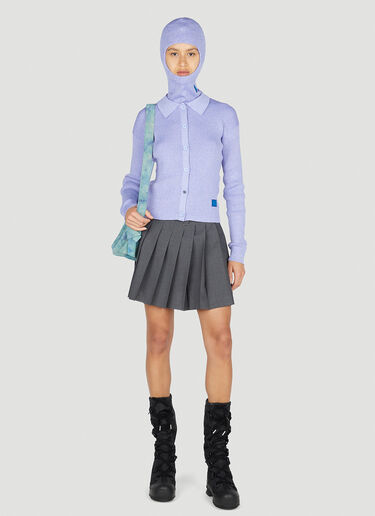 罗纹针织开衫 Acne Studios 罗纹针织开衫 紫色 acn0251023