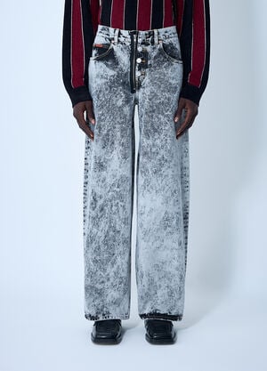 Martine Rose Coated Denim Jeans Grey mtr0162010