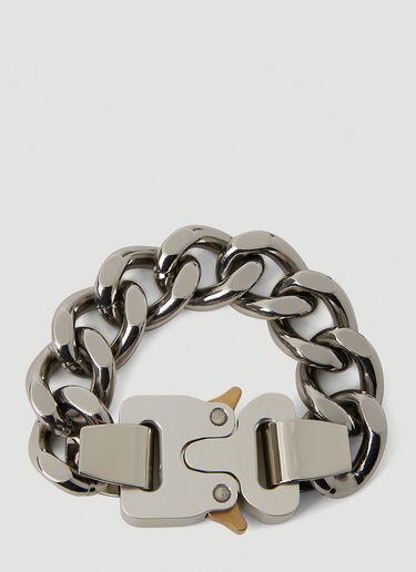 1017 ALYX 9SM Rollercoaster Buckle Bracelet Silver aly0152013