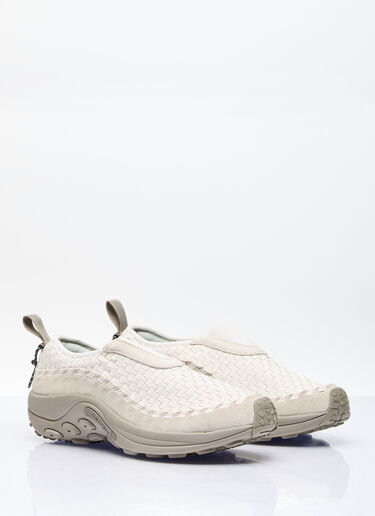 Merrell 1 TRL Jungle Moc Woven Slip-On Shoes Cream mrl0156004