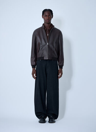 Leather Jacket Prada Leather Jacket Brown pra0162001