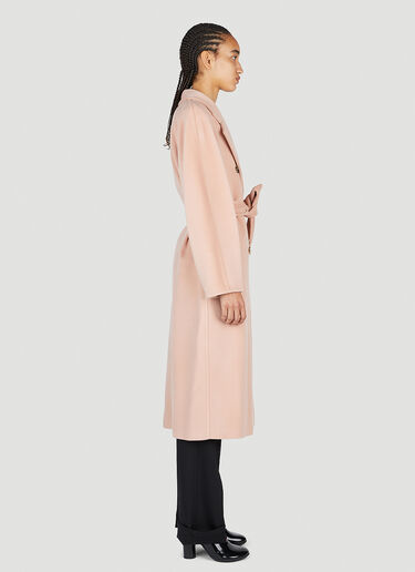 Max Mara Madame Double Breasted Coat Pink max0253013