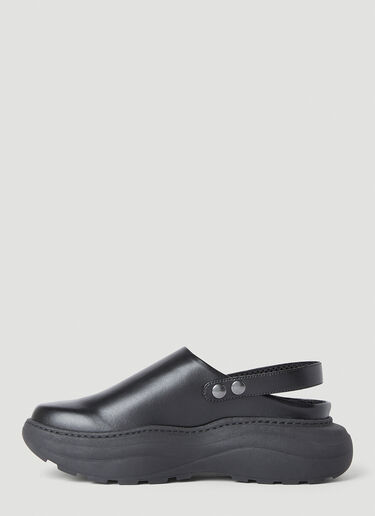 Sabot Platform Shoes Phileo Sabot Platform Shoes Black phi0152002