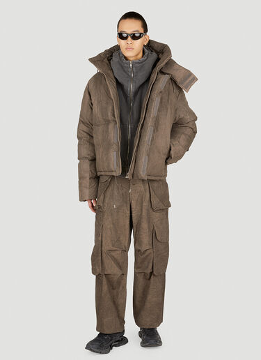 Entire Studios Soa Puffer Jacket Brown ent0150001