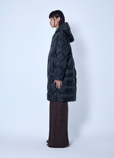 LN-CC® - Max Mara The Cube: Diamond-Quilted Coat - Navy Max Mara The Cube Diamond-Quilted Coat Navy max0266162