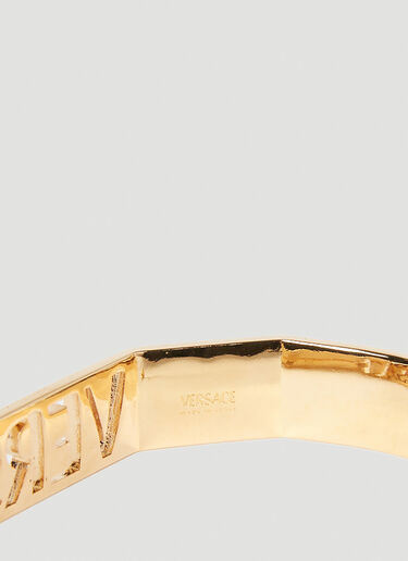 Versace Cut-Out Logo Bracelet Gold ver0152047