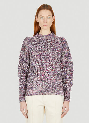 Isabel Marant Étoile Pleane Melange Knit Sweater Pink ibe0247009