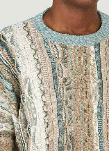 Acne Studios Jacquard Knit Sweater Beige acn0148007
