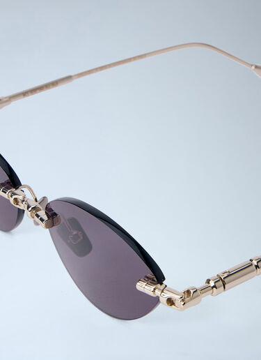 Kuboraum Mask H65 Sunglasses Gold kub0364013