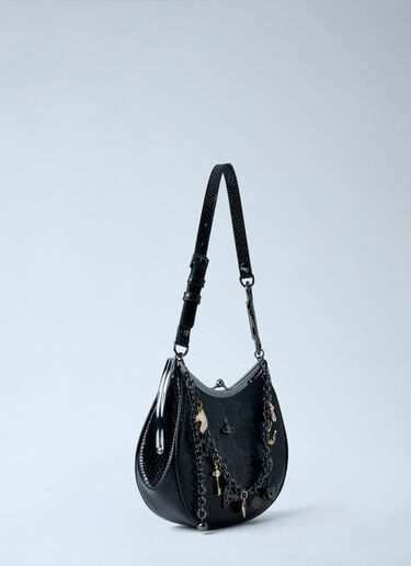 Vivienne Westwood Charm Frame Shoulder Bag Black vvw0263021