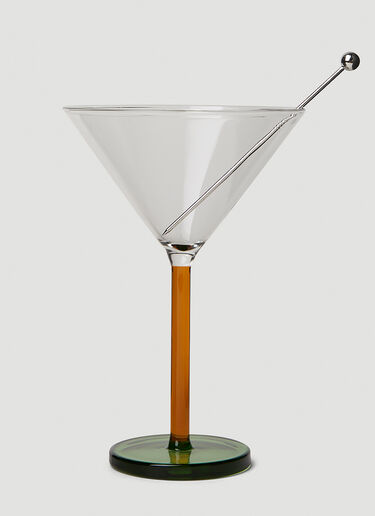 Piano Set of Two Cocktail Glasses Sophie Lou Jacobsen Piano Set of Two Cocktail Glasses Multicolour spl0351014